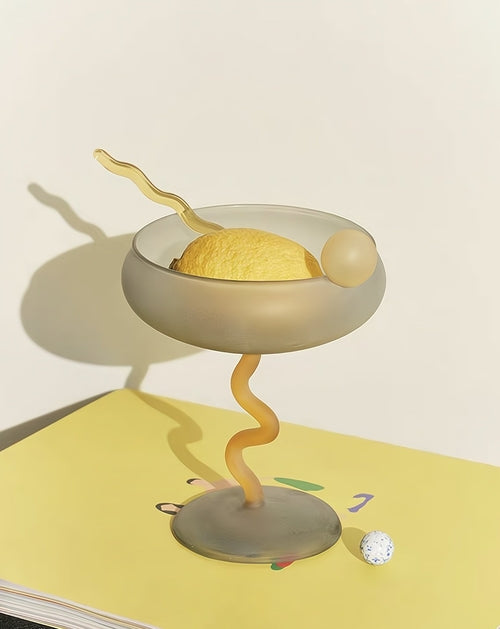 Jelly Bean Wine Glass Set - Whimsical Eclectic Dopamine Cocktail Coupe