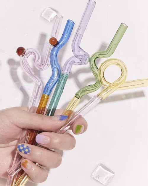 Jelly Bean Wine Glass Set - Whimsical Eclectic Dopamine Cocktail Coupe